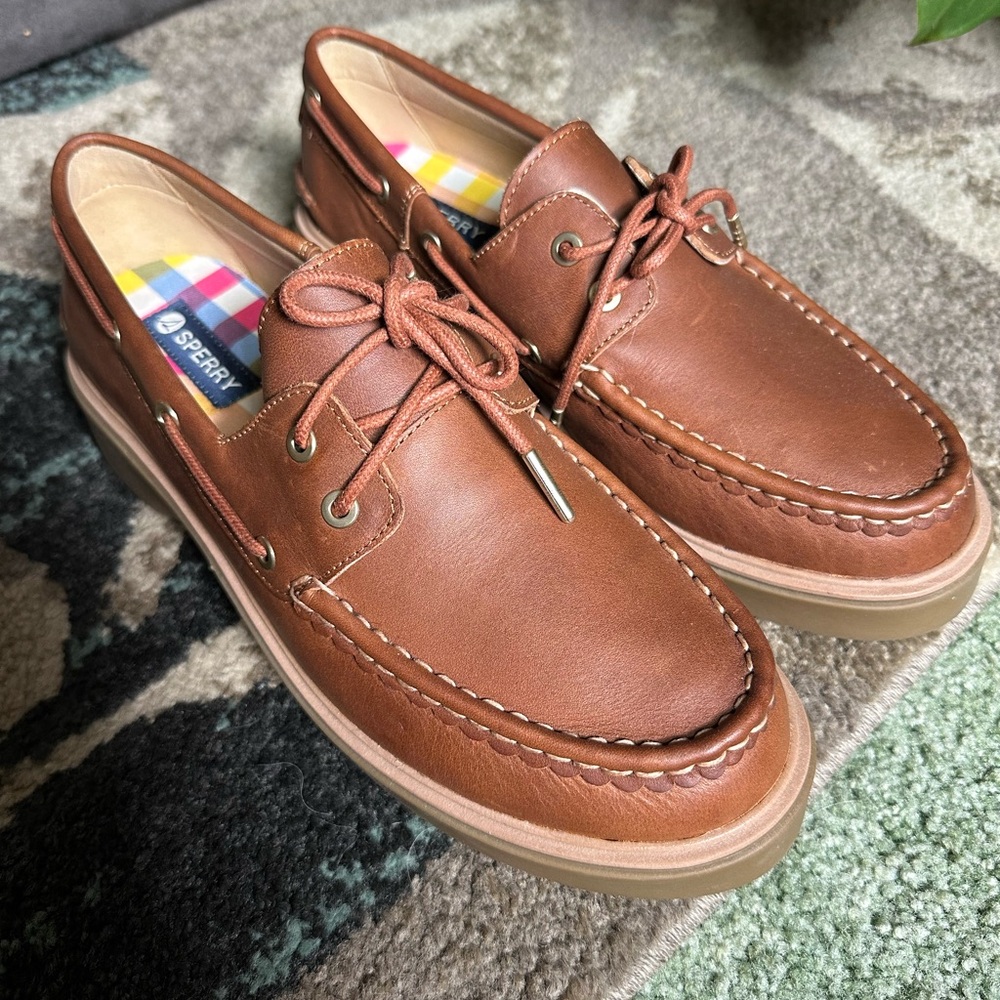 Sperry Women's Brown Leather Loafers